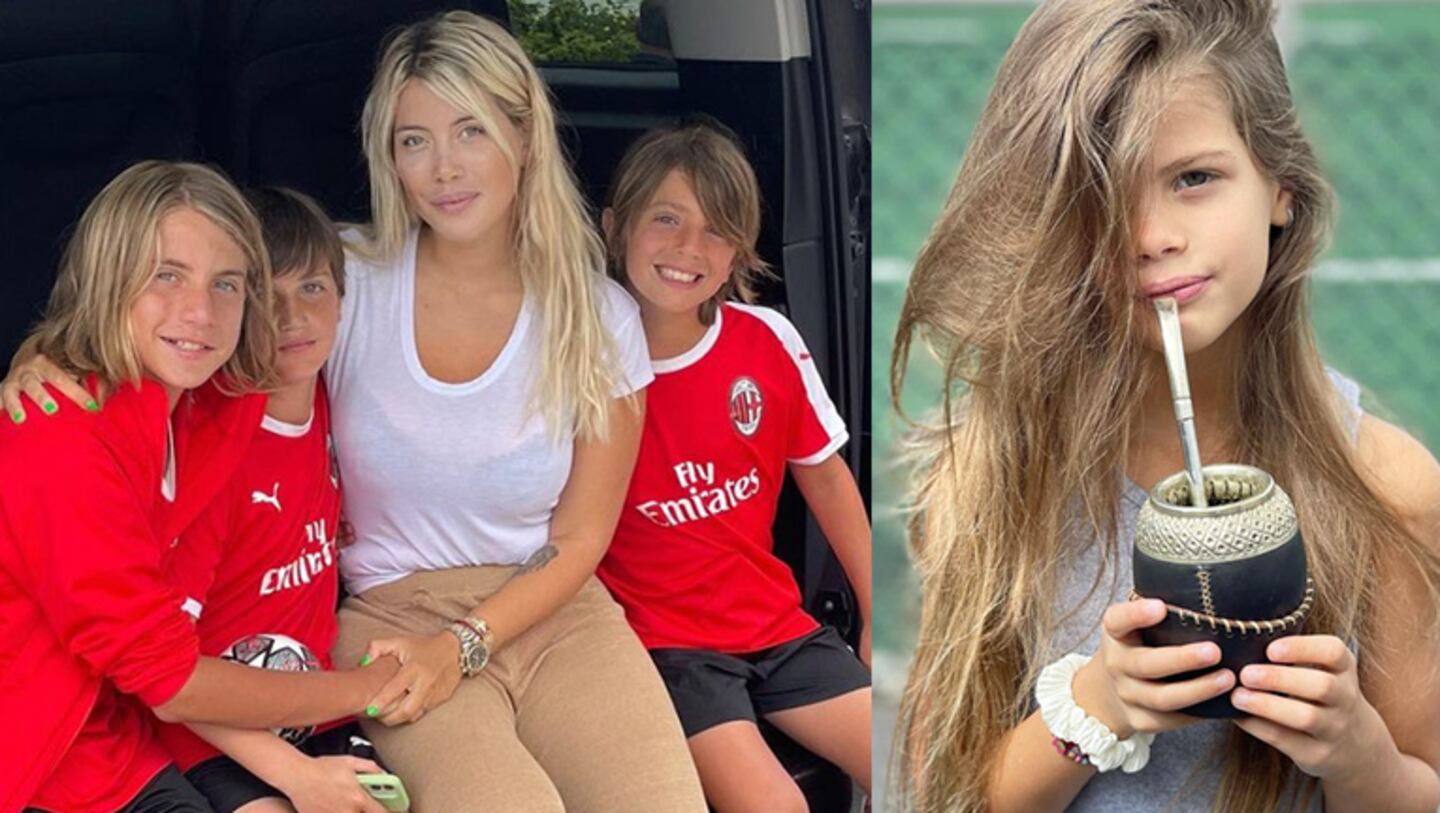 Wanda Nara reveló el tierno gesto de Francesca Icardi con sus hermanos.