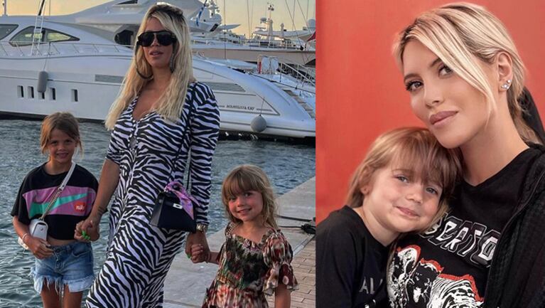 Wanda Nara reveló qué es lo que más disfruta hacer con sus hijas.
