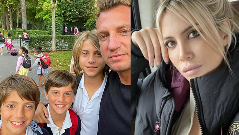 Wanda Nara reveló qué le dice a sus hijos de Maxi López en medio de su conflicto.