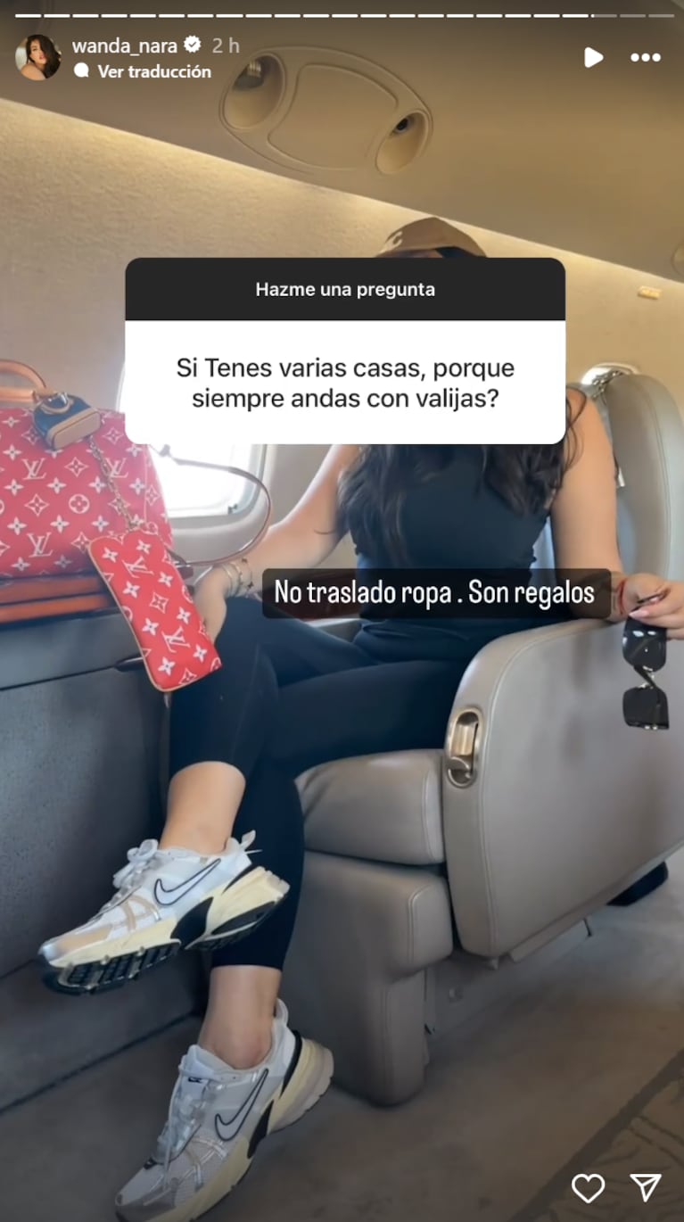 Wanda Nara reveló qué lleva en las valijas con las que viaja por el mundo: “No traslado ropa” 