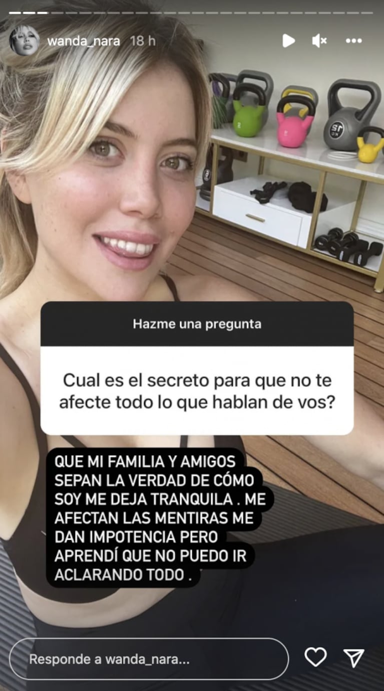 Wanda Nara reveló si le afectan los rumores sobre su vida: "Me dan impotencia"
