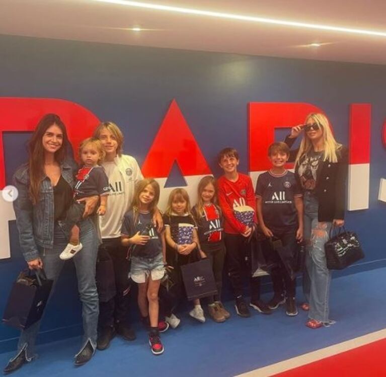 Wanda Nara reveló si quiere tener otro hijo tras la numerosa salida familiar con Zaira: "Confirmado, no estoy preparada para un sexto"