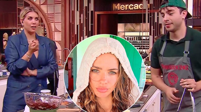 Wanda Nara, Rusherking y la China Suárez de Inter (Fotos: capturas Telefe y @sangrejaponesa )