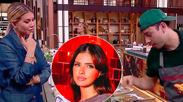 Wanda Nara, Rusherking y la China Suárez de Inter (Fotos: capturas Telefe y @sangrejaponesa )