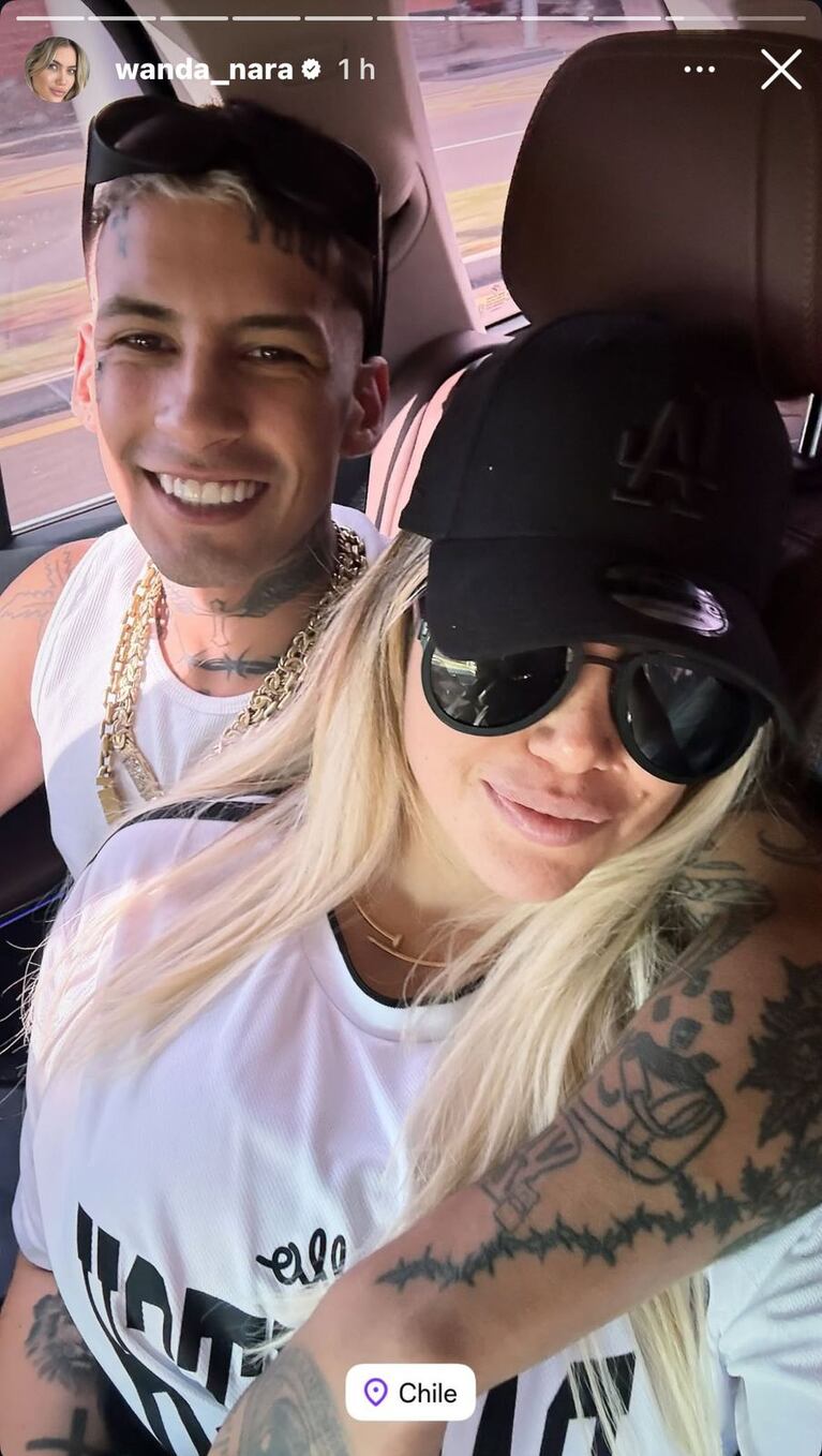 Wanda Nara saludó a L-Gante por su cumpleaños (Foto: captura de Instagram/@wanda_nara).