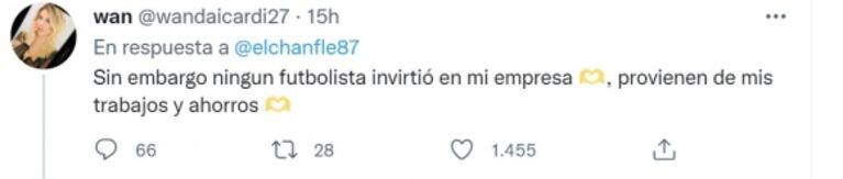 Wanda Nara se cruzó con un seguidor que la acusó de haberse casado por dinero