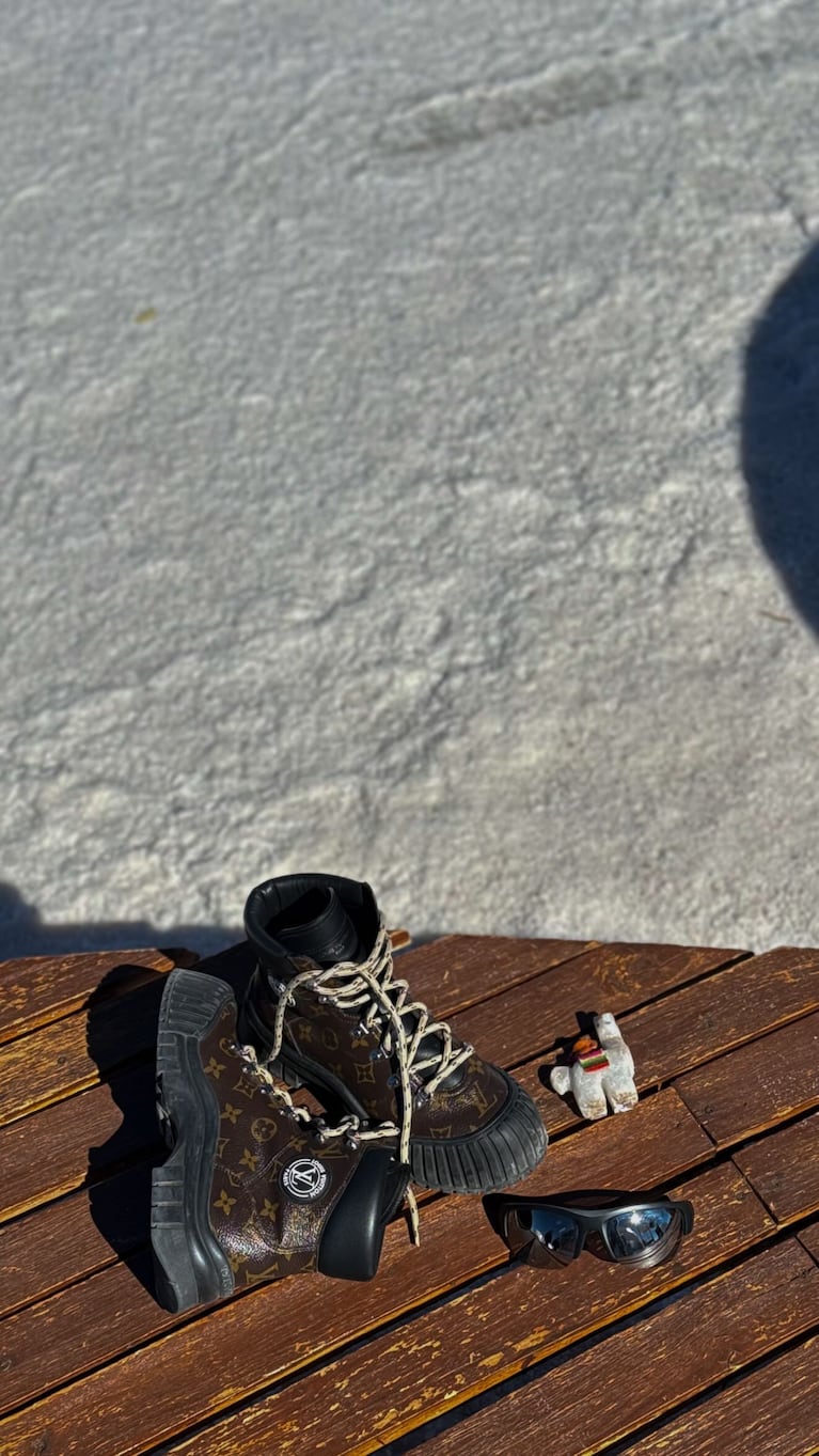 Wanda Nara se fue de glamping a las Salinas de Jujuy (Foto: Instagram @wanda_nara)