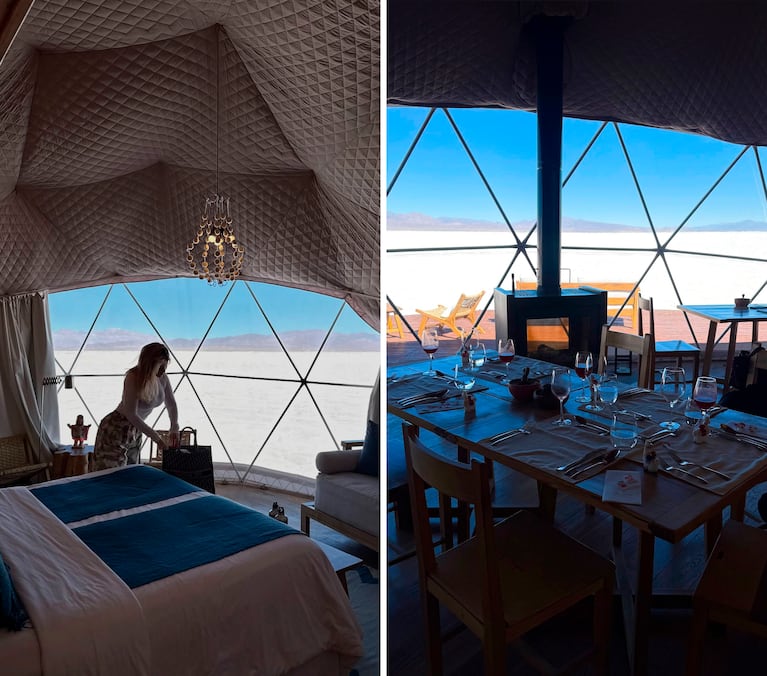 Wanda Nara se fue de glamping a las Salinas de Jujuy (Foto: Instagram @wanda_nara)