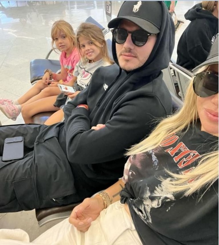 Wanda Nara se reconcilió con Mauro Icardi tras anunciar su divorcio: las fotos del reencuentro de la pareja