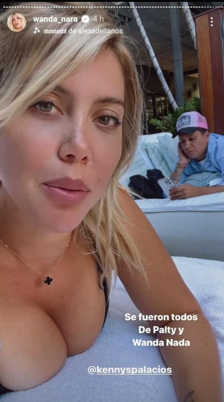 Wanda Nara se rió de las burlas y memes sobre su apellido: "Se fueron todos de palty"