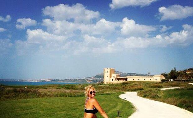 Wanda Nara, sexy y deportiva (Foto: Twitter).