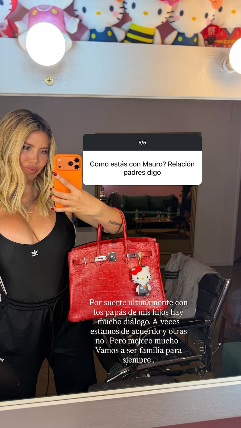 Wanda Nara sobre Mauro Icardi. (Foto: @wanda_nara)