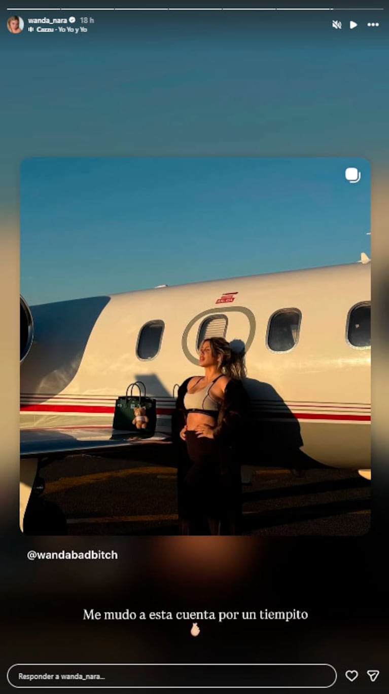 Wanda Nara sorprendió con un inesperado anuncio en Instagram (captura de Instagram)
