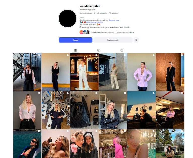 Wanda Nara sorprendió con un inesperado anuncio en Instagram (captura de Instagram)