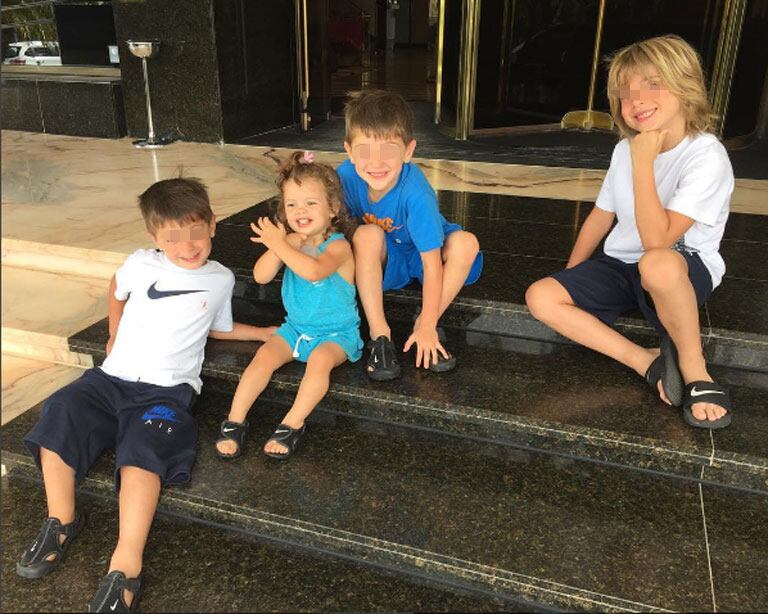 Wanda Nara, sus hijos y Mauro Icardi, de vacaciones en Gran Canaria (Fotos: Instagram).