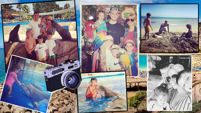 Wanda Nara, sus hijos y Mauro Icardi, de vacaciones en Gran Canaria (Fotos: Instagram).