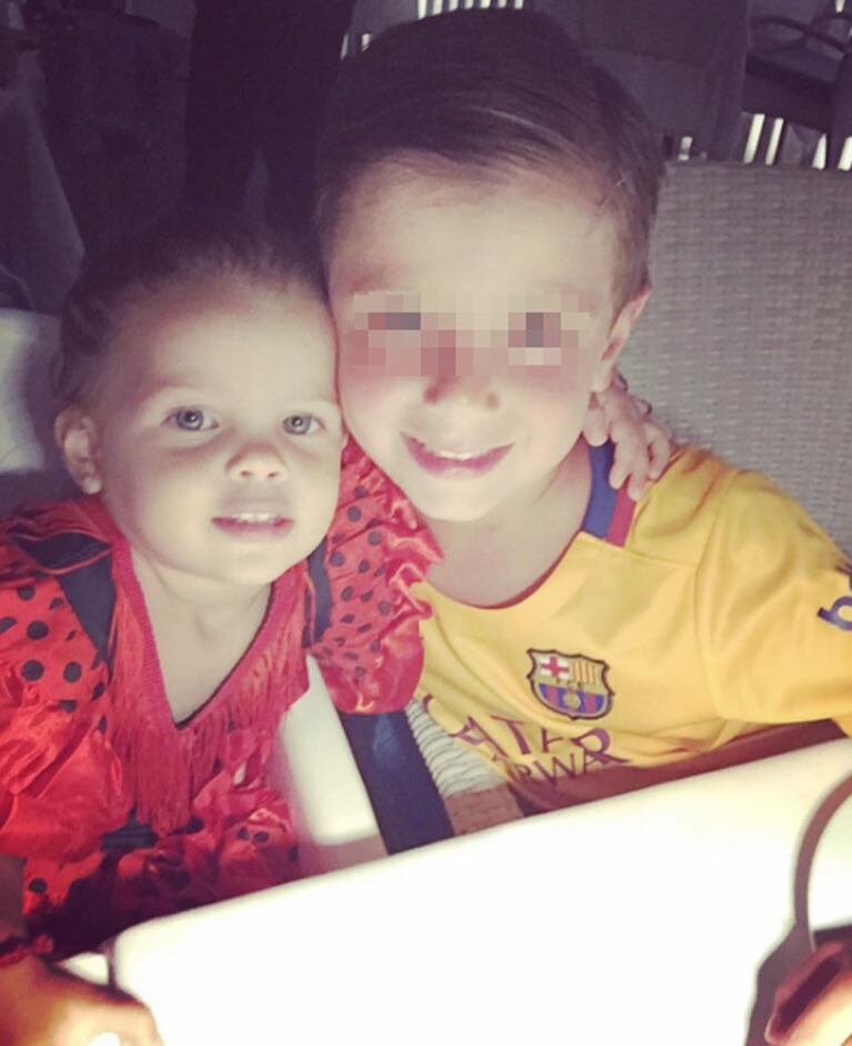 Wanda Nara, sus hijos y Mauro Icardi, de vacaciones en Gran Canaria (Fotos: Instagram).