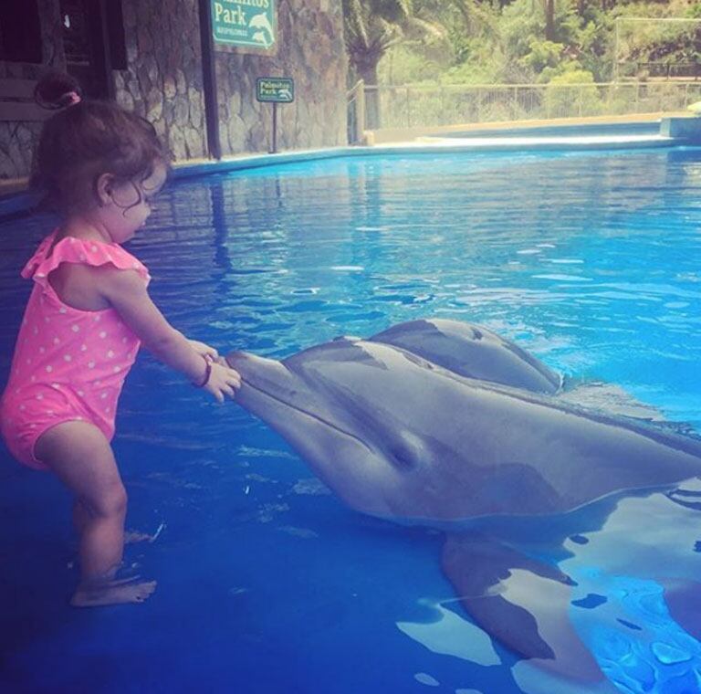 Wanda Nara, sus hijos y Mauro Icardi, de vacaciones en Gran Canaria (Fotos: Instagram).