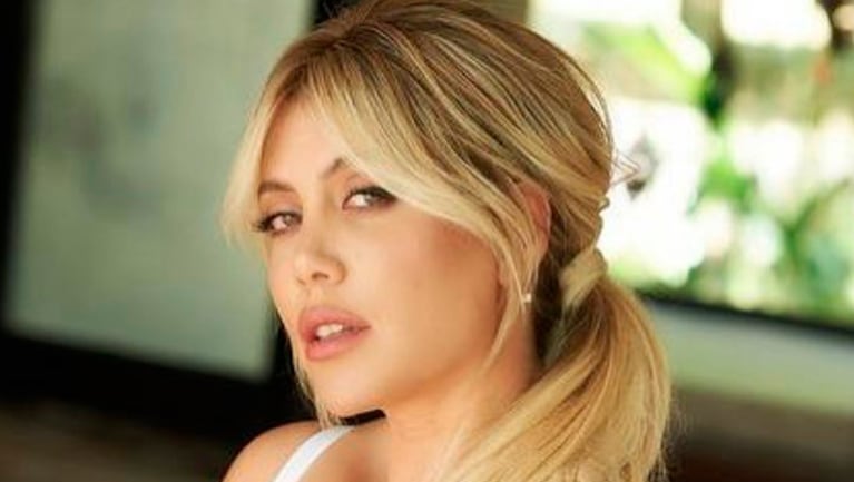 Wanda Nara tiene divertidos stickers con su cara.