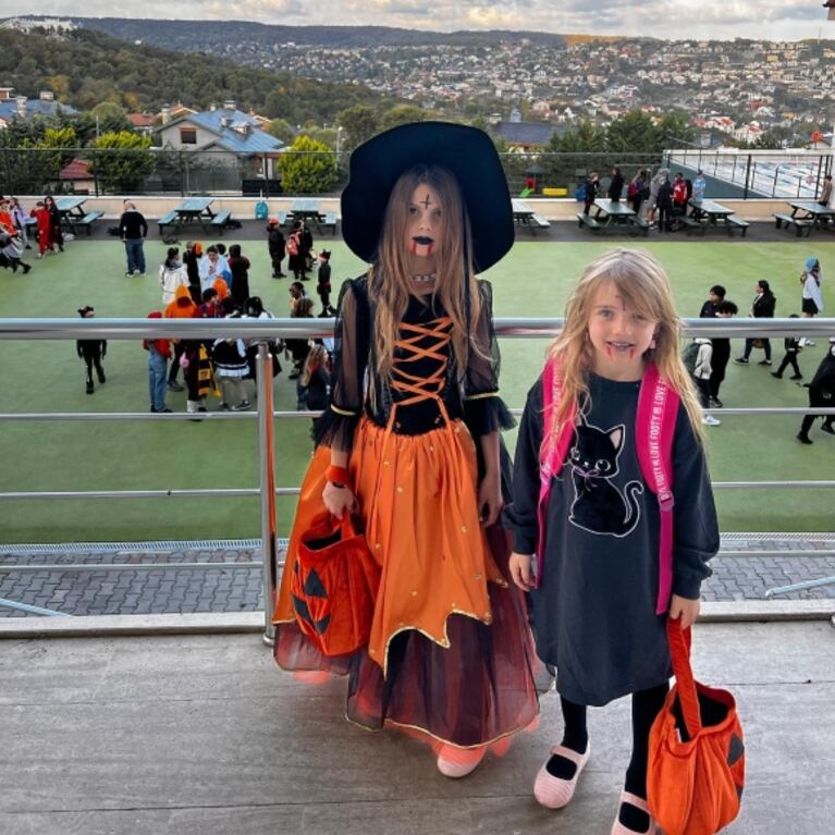 Wanda Nara viajó a Londres con sus hijos tras separarse de Mauro Icardi: "Vacaciones de Halloween"