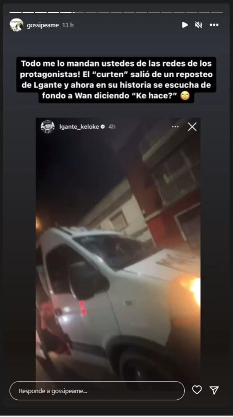 Wanda Nara volvió a encender la noche porteña junto a L-Gante: "Así terminó todo"