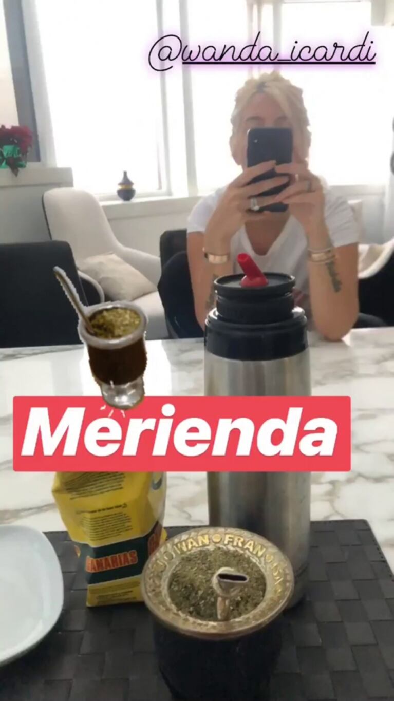 Wanda Nara volvió a Italia... ¡y Mauro Icardi publicó una foto merendando con ella!: ¿chau crisis?
