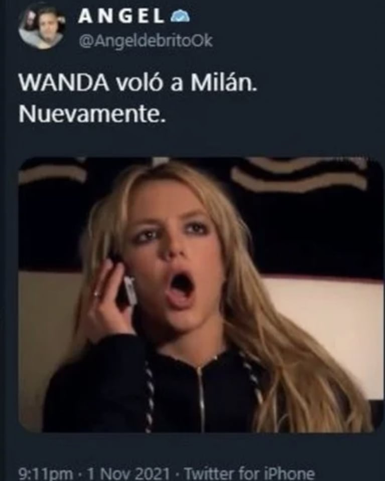 Wanda Nara volvió a viajar sola a Italia y despertó nuevas versiones de crisis con Mauro Icardi: "Chau"