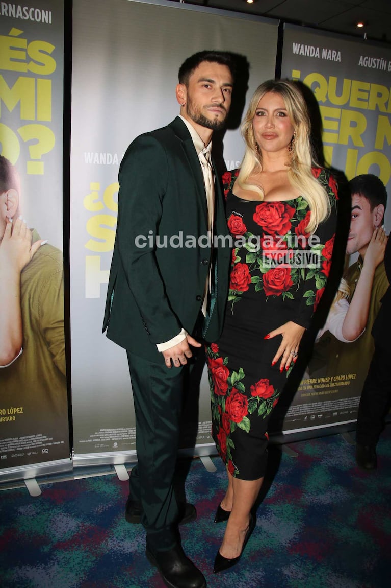 Wanda Nara y Agustín Bernasconi  (Foto: Movilpress)