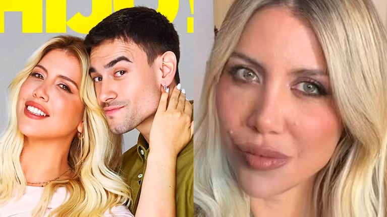 Wanda Nara y Agustin Bernasconi protagonizaron ¿Querés ser mi hijo? (Foto: @wanda_nara)