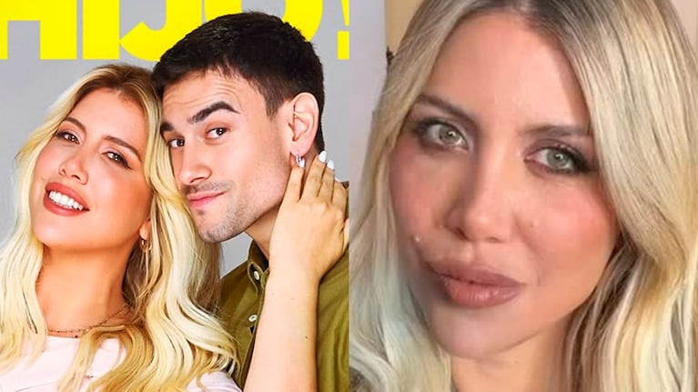 Wanda Nara y Agustin Bernasconi protagonizaron ¿Querés ser mi hijo? (Foto: @wanda_nara)