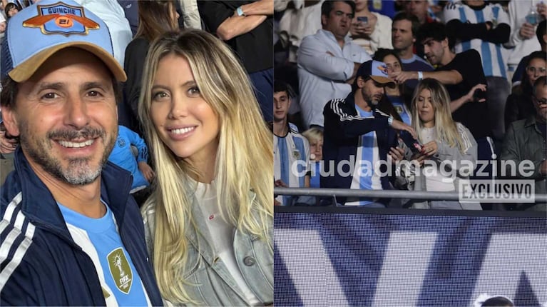 Wanda Nara y Darío Turovelzky. (Fotos: Instagram @wanda_nara y RS Fotos)