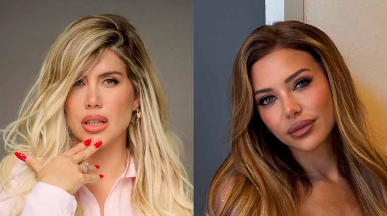 Wanda Nara y Evangelina Anderson.
