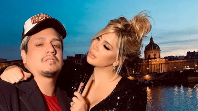 Wanda Nara y Kennys Palacios (Foto: Instagram @wanda_nara)