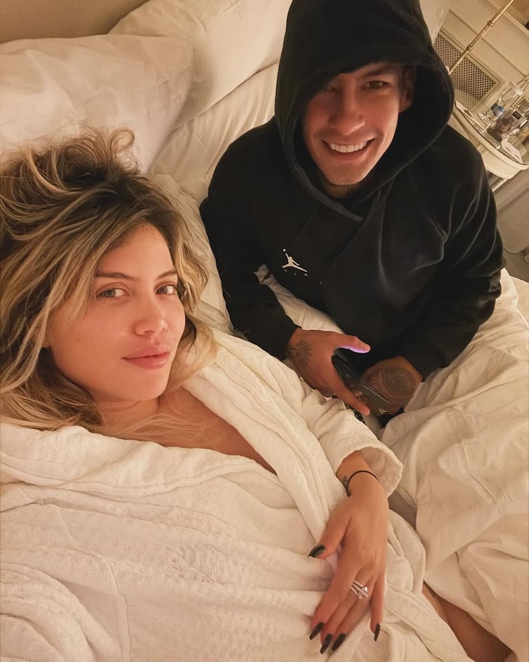 Wanda Nara y L-Gante. Foto: Instagram wanda_nara
