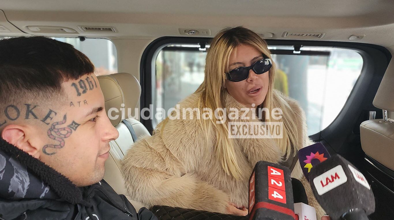 Wanda Nara y L-Gante. Foto: RS Fotos