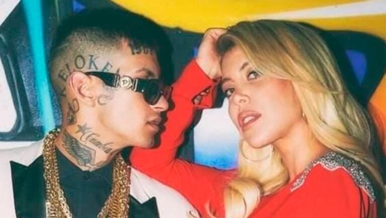 Wanda Nara y L-Gante protagonizaron un misterioso ida y vuelta en las redes.