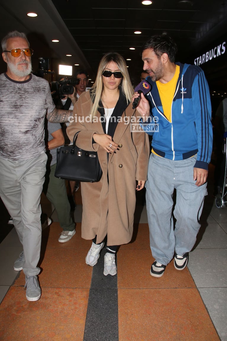 Wanda Nara y L-Gante se fueron a Europa (Foto: Movilpress).