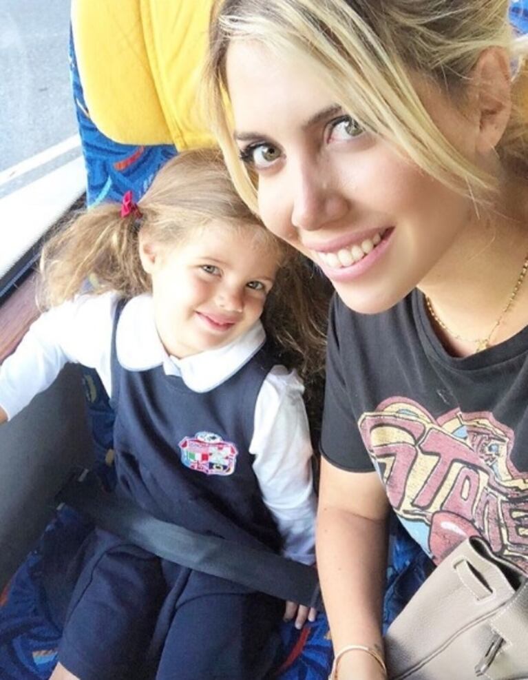 Wanda Nara y las fotos del primer día de clases de sus hijos: "Tantas emociones e ilusiones para ellos y para mí"
