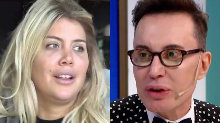 Wanda Nara y Marcelo Polino (Fotos: capturas eltrece)