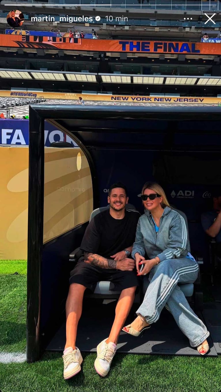 Wanda Nara y Martín Migueles