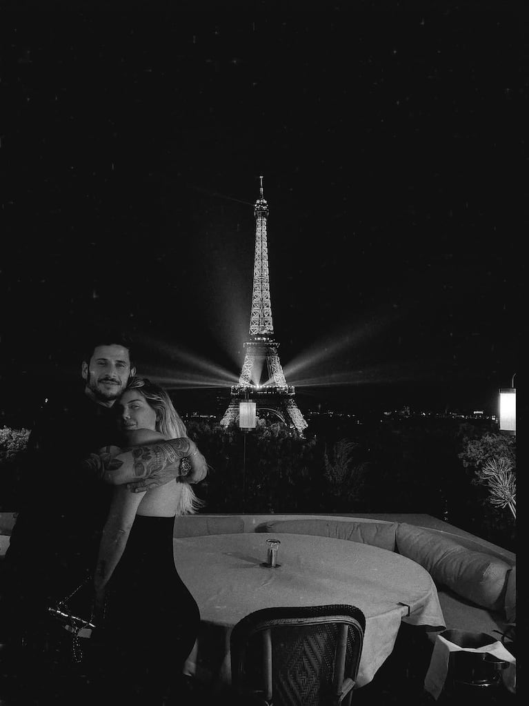 Wanda Nara y Martín Migueles en Milán (Foto: Instagram/@wanda_nara).
