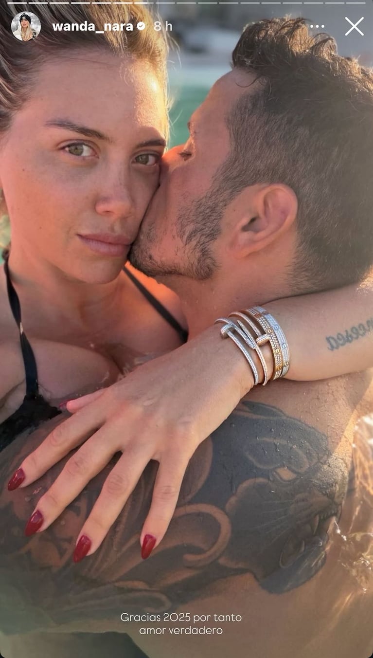 Wanda Nara y Martín Migueles (Foto: Instagram/@wanda_nara).
