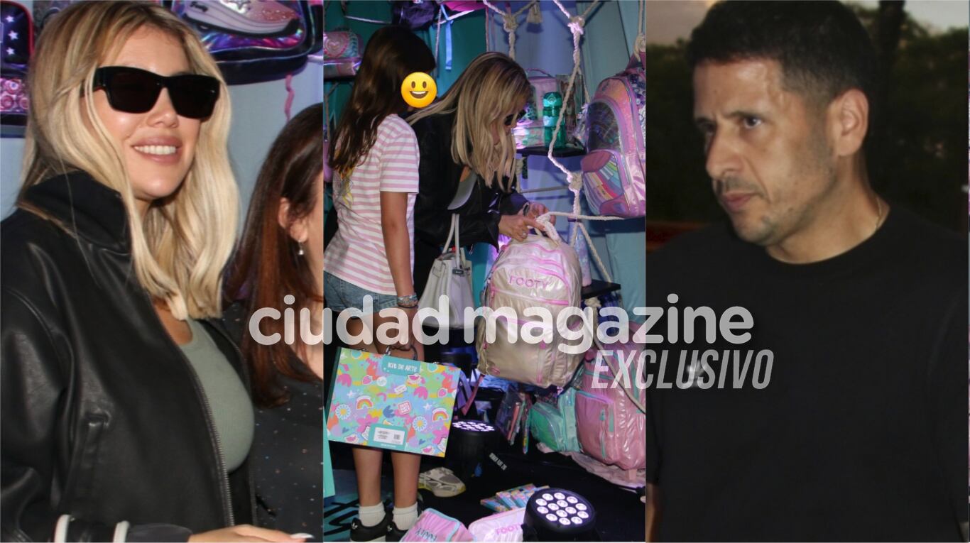 Wanda Nara y Martín Migueles. Fotos: Movilpress