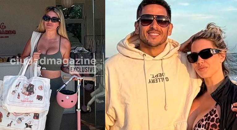 Wanda Nara y Martín Migueles (Fotos: RS Fotos y Redes sociales).