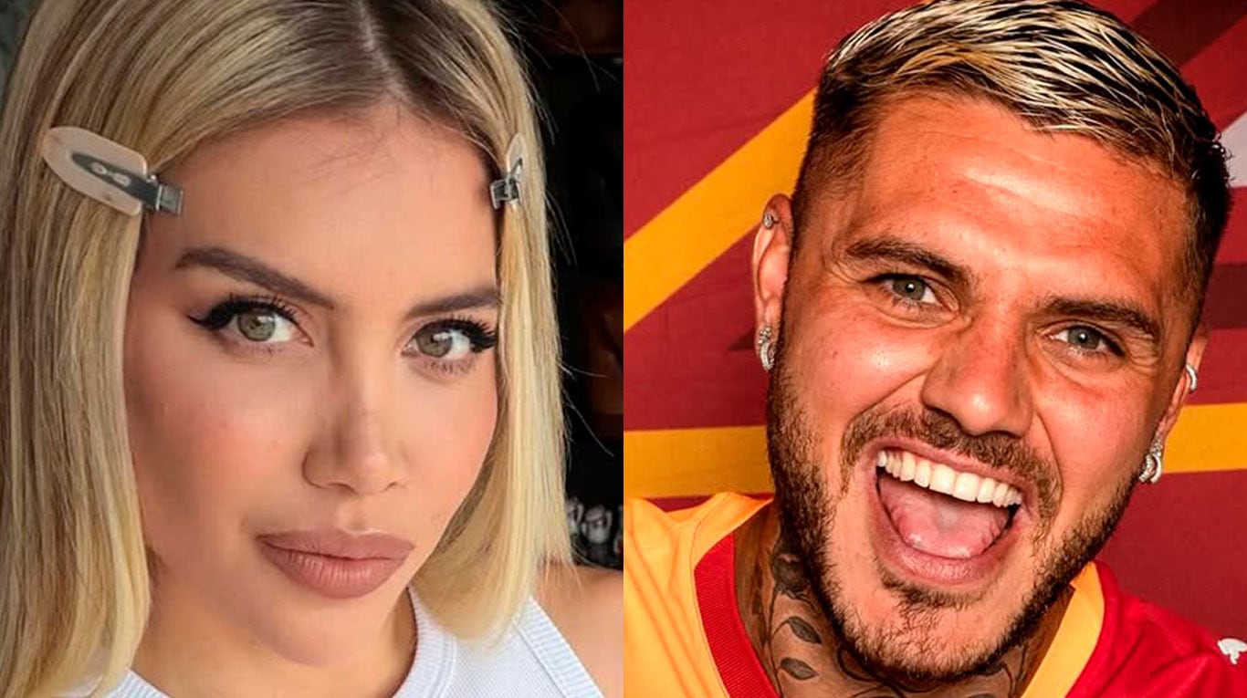 Wanda Nara y Mauro Icardi.