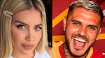 Wanda Nara y Mauro Icardi.
