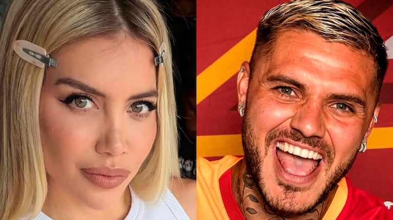 Wanda Nara y Mauro Icardi.