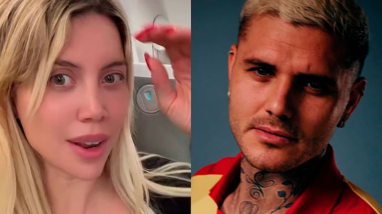 Wanda Nara y Mauro Icardi.