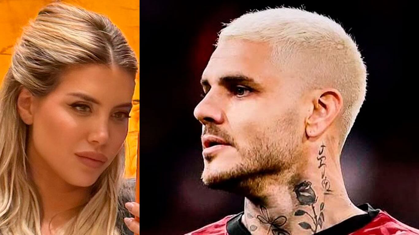 Wanda Nara y Mauro Icardi.