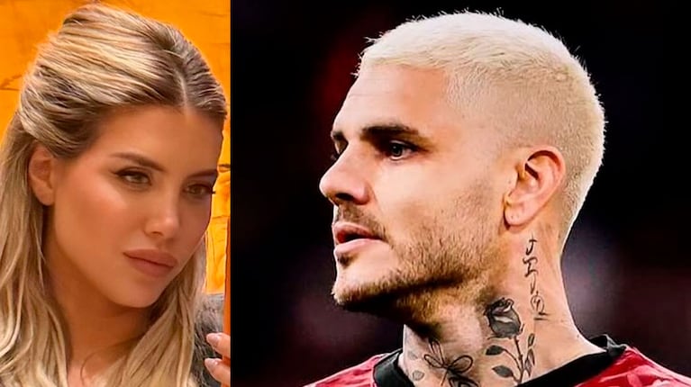 Wanda Nara y Mauro Icardi.